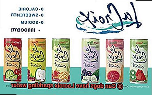 Can dogs have Lacroix sparkling water-2