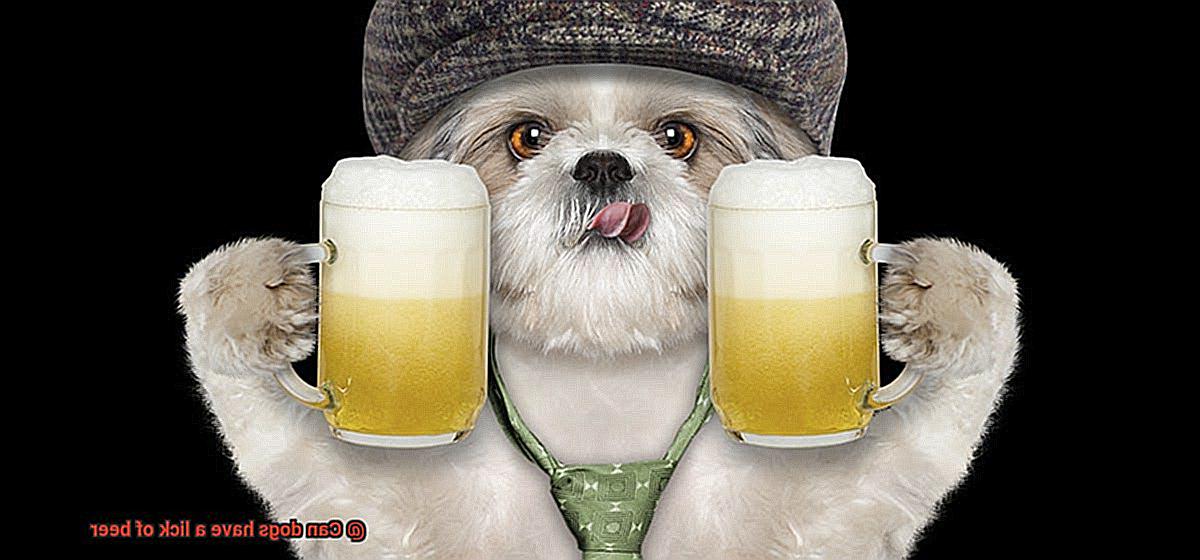 Can dogs have a lick of beer-6